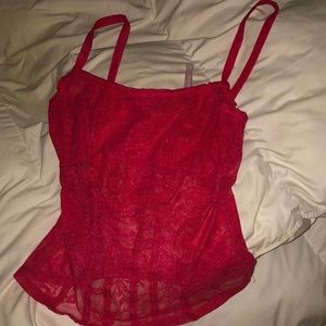 Size small corset style lace cami